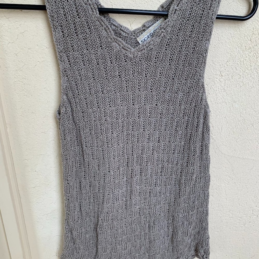 Sigrid Olsen Hand knit tank